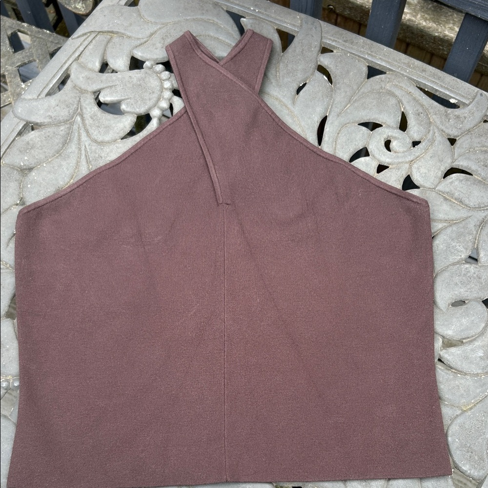BABATON WOMENS BROWN KNIT TOP